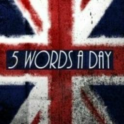 English 🇬🇧 5 words a day