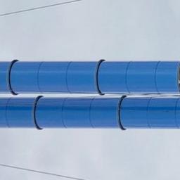 Blue pipes