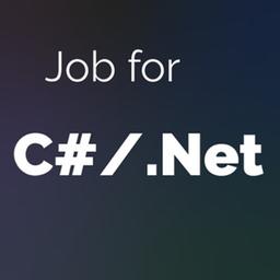 Job for C#, .NET