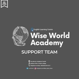 Unterstützung der Wise World Academy