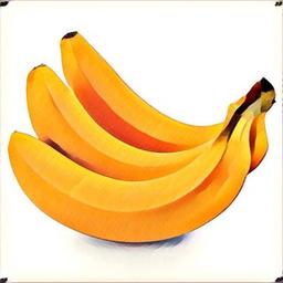 Três bananas