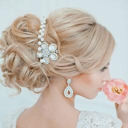 Frisuren und Make-up: Hochzeit, Abend, wunderschöne Bilder von El Style