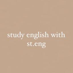 ☁️English with st.eng☁️