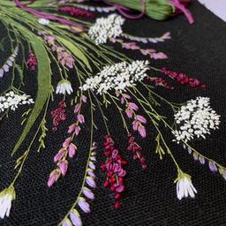 Ribbon embroidery