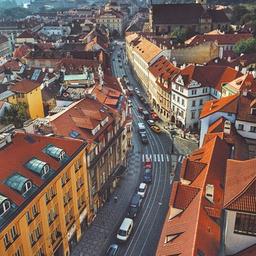 Windige Spaziergänge in Prag