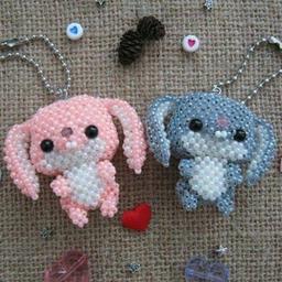 Patterns for amigurumi made from beads